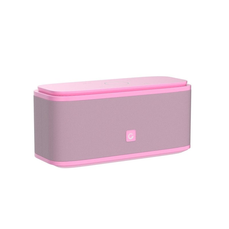 DOSS SoundBox Touch Wireless Bluetooth Speaker-12W HD Sound with Rich Bass, IPX5 Waterproof, 20H Playtime, Handsfree, for Gatherings, Home, Office, Outdoor, Travel-Pink - Image 3